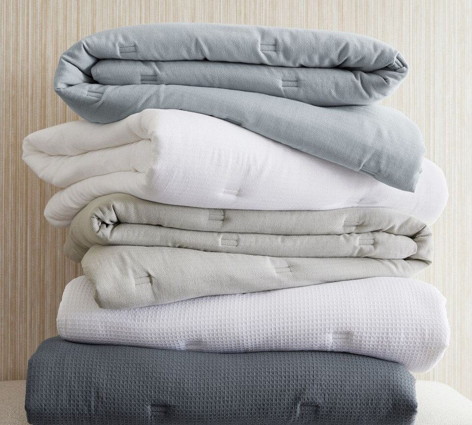 Larkspur Textured Coverlet Pottery Barn Australia